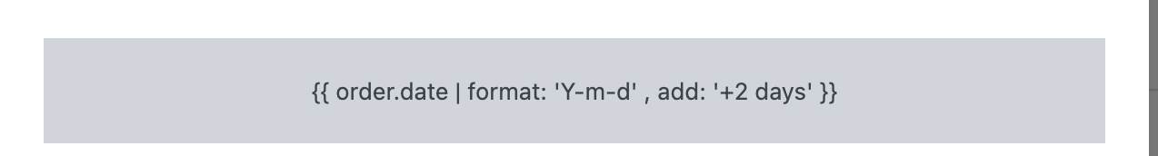 Parameter placeholder syntax for an object parameter